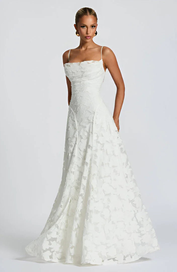 Damen Blumen Maxikleid Träger - Image 7