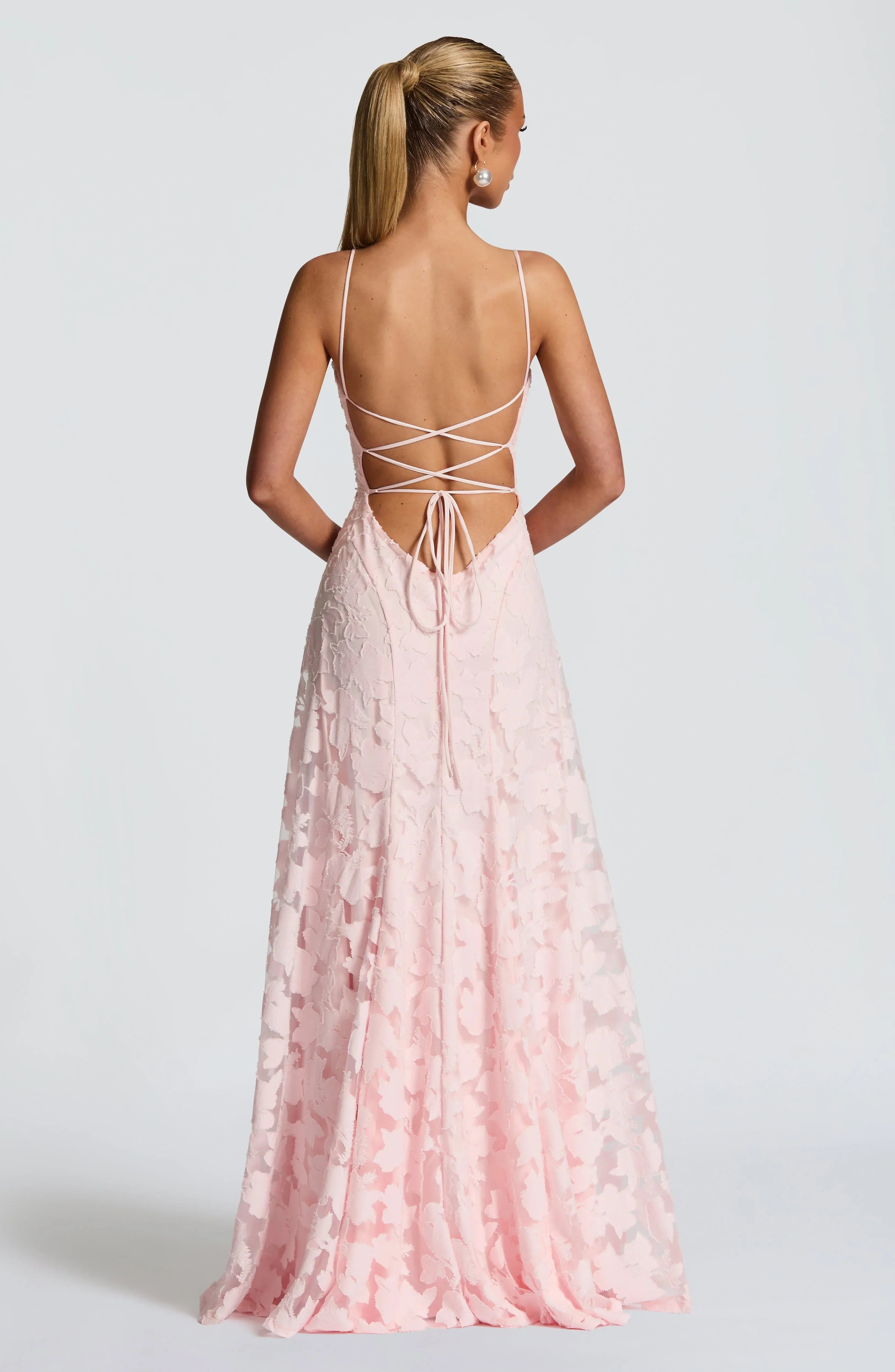 Damen Blumen Maxikleid Träger - Image 3