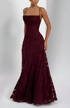 Damen Blumen Maxikleid Träger - Image 5