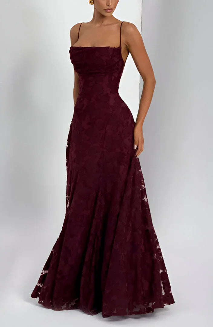 Damen Blumen Maxikleid Träger - Image 5