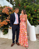 Damen Ärmellos Blumen Maxikleid - Image 6