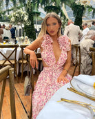 Damen Ärmellos Blumen Maxikleid - Image 10