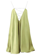 Damen Minikleid mit Kette Abend Partykleid kurz - Image 6