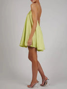 Damen Minikleid mit Kette Abend Partykleid kurz - Image 5