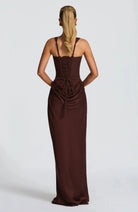 Damen Maxikleid rückenfrei figurbetont - Image 4