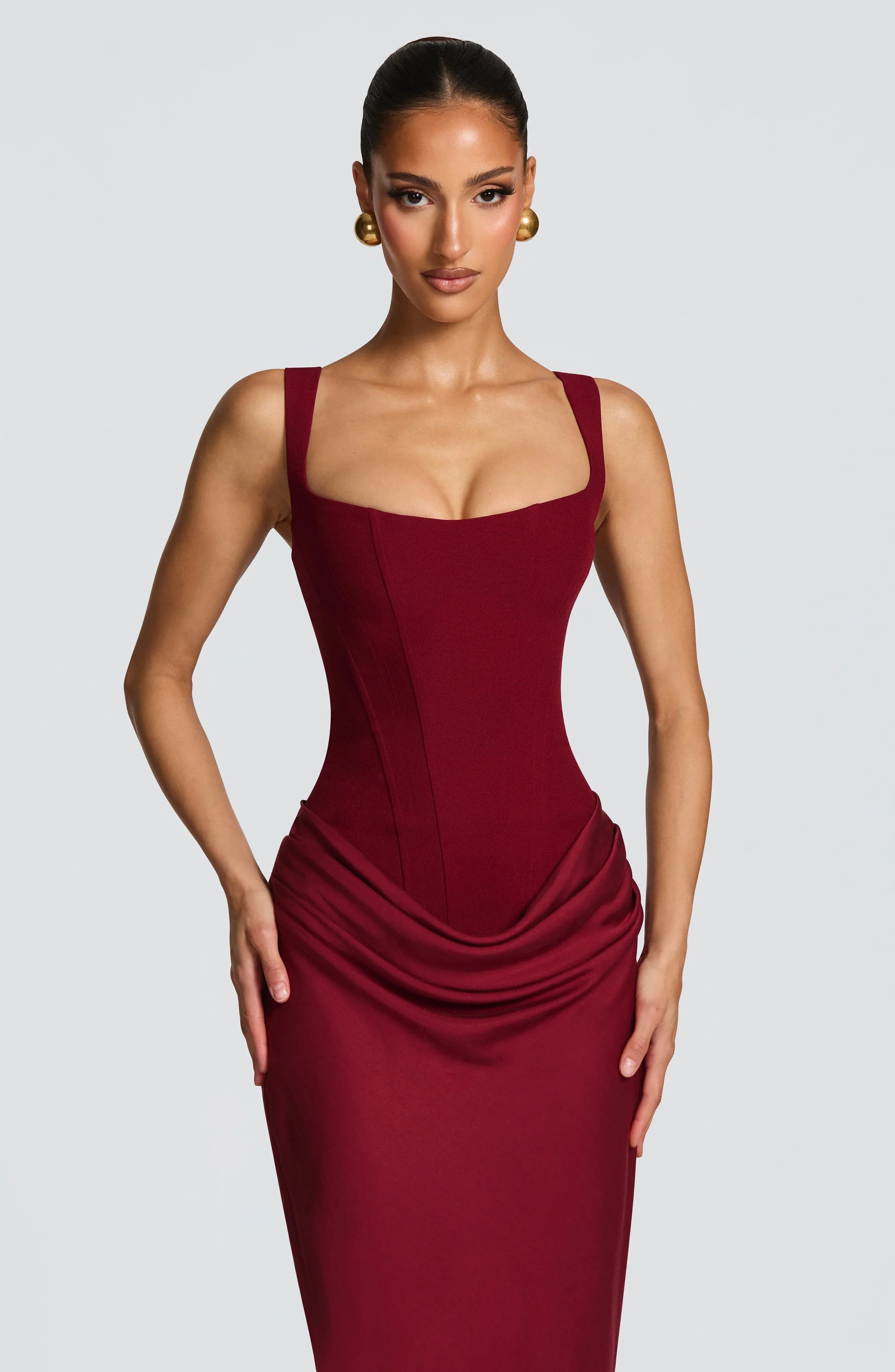 Damen Maxikleid rückenfrei figurbetont - Image 12