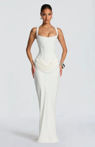 Damen Maxikleid rückenfrei figurbetont - Image 8