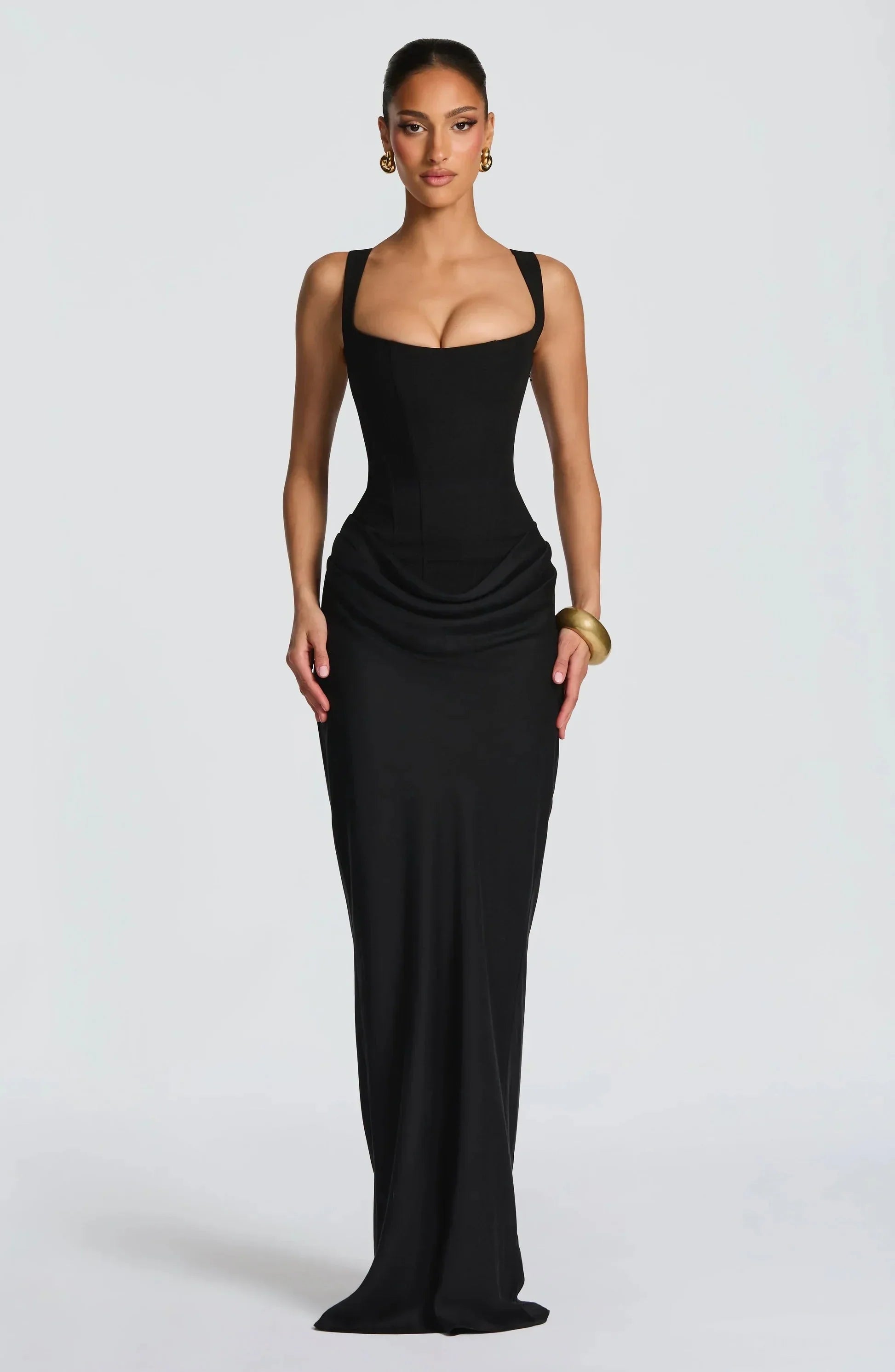 Damen Maxikleid rückenfrei figurbetont - Image 13