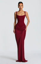 Damen Maxikleid rückenfrei figurbetont - Image 10