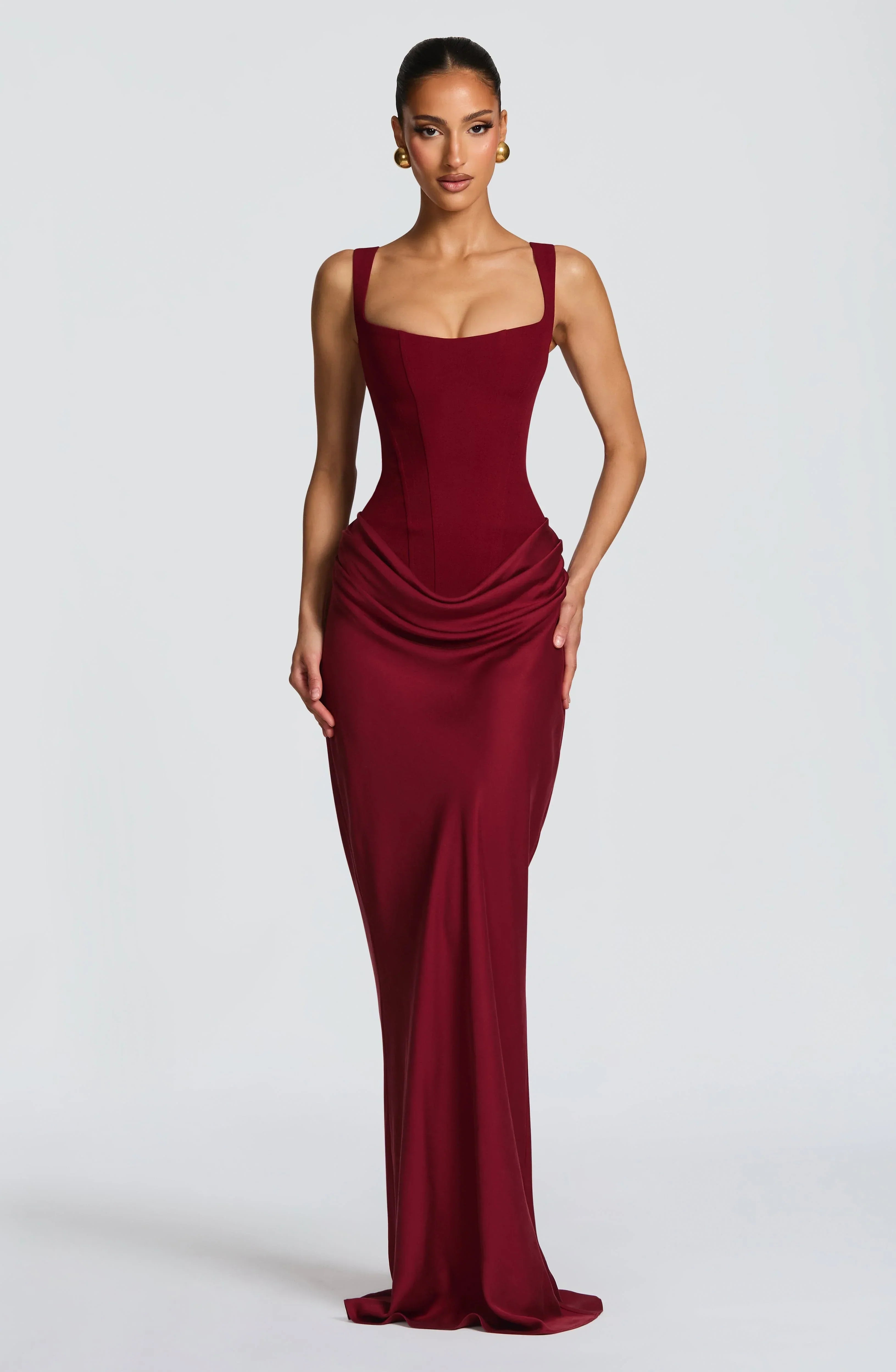 Damen Maxikleid rückenfrei figurbetont - Image 10