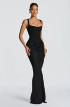 Damen Maxikleid rückenfrei figurbetont - Image 14