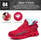 Ultraleichte Atmungsaktive Sicherheitsschuhe Stahlkappe Unisex - Image 6