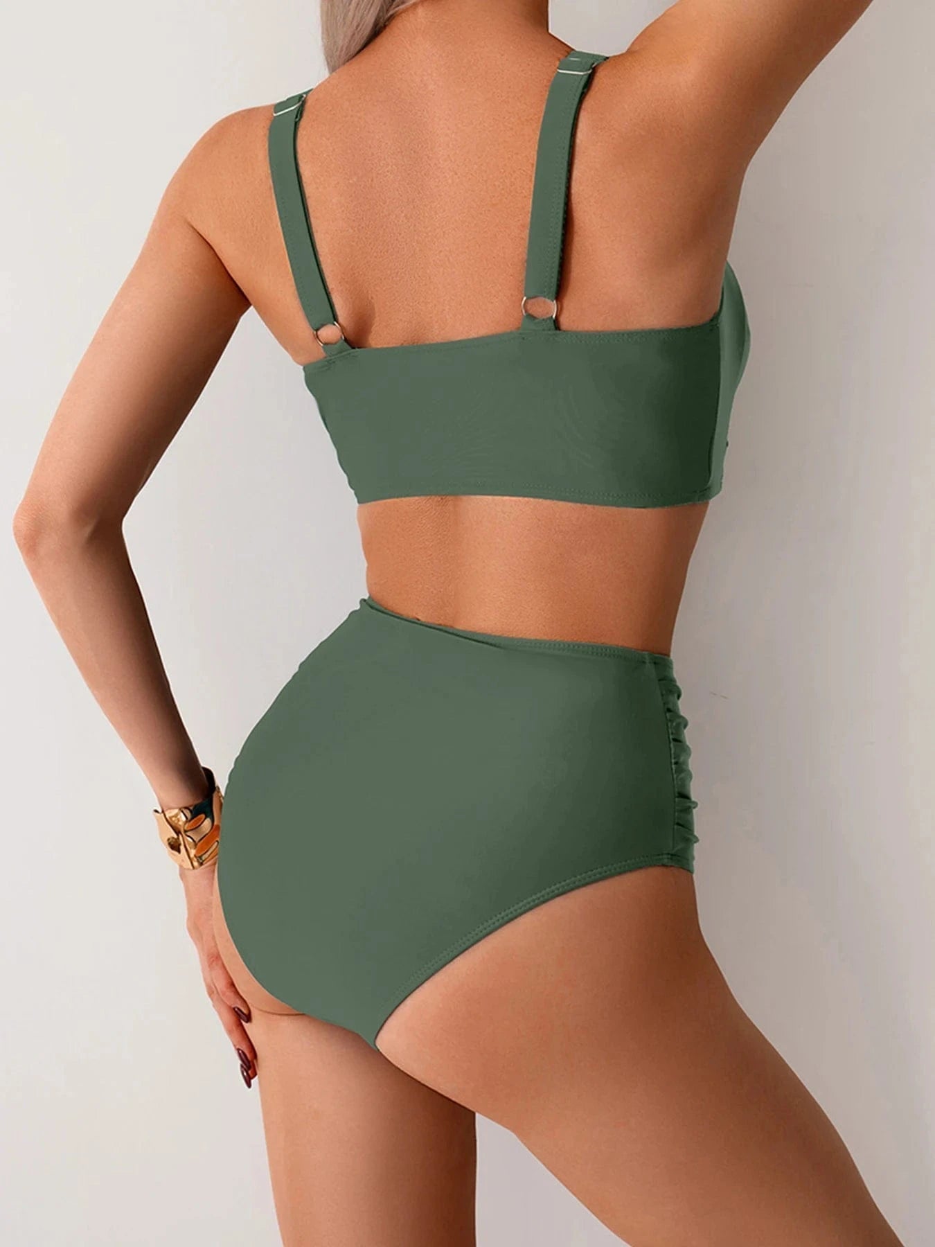 Women High Waisted Bikini Set Two Piece Swimsuit - Image 9