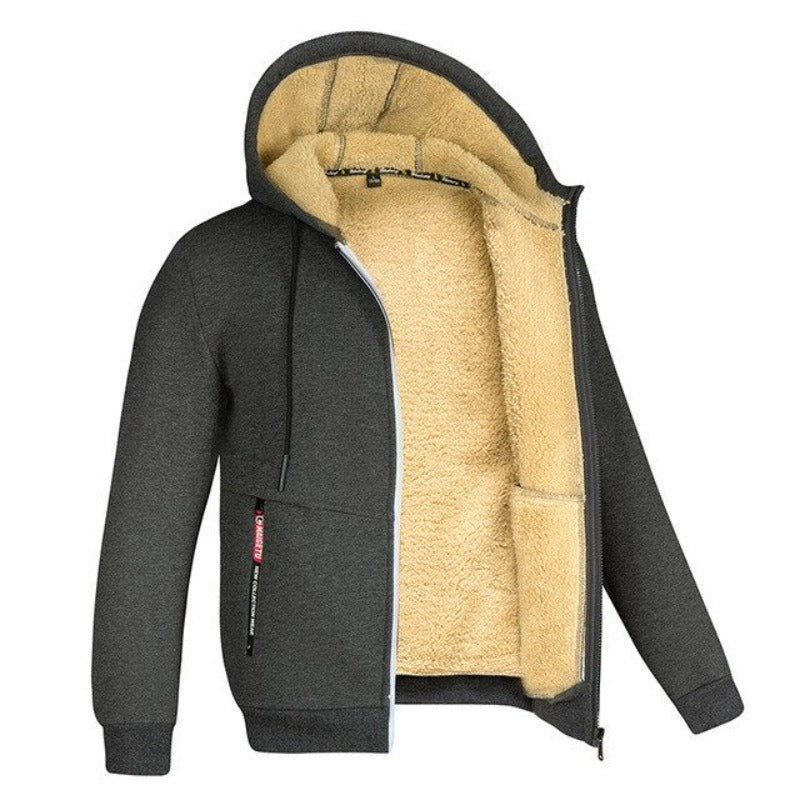 Herren Fleece Reißverschluss Weste Sherpa Gefüttert - Image 8