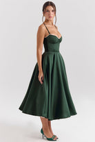 Damen Midi-Tüllkleid Träger Festlich - Image 30