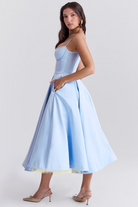 Damen Midi-Tüllkleid Träger Festlich - Image 2