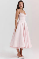 Damen Midi-Tüllkleid Träger Festlich - Image 11