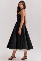 Damen Midi-Tüllkleid Träger Festlich - Image 17