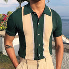 Herren Poloshirt gestreift Kurzarm - Image 2