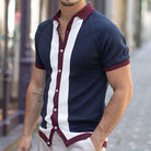 Herren Poloshirt gestreift Kurzarm - Image 4