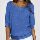 Damen Strickpullover Weich Bequem - Image 4