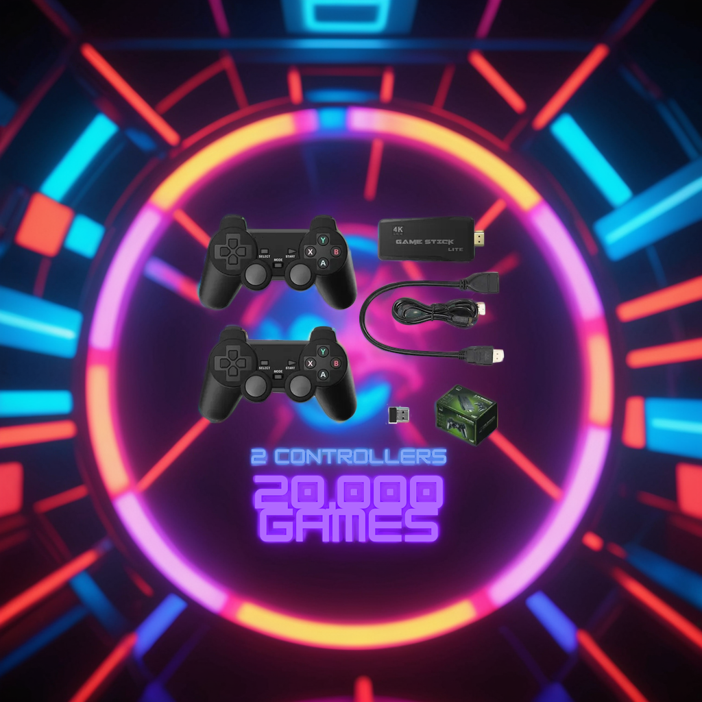 Game Stick Retro 4K Spielkonsole 20000 Spiele HDMI kabellos - Image 3