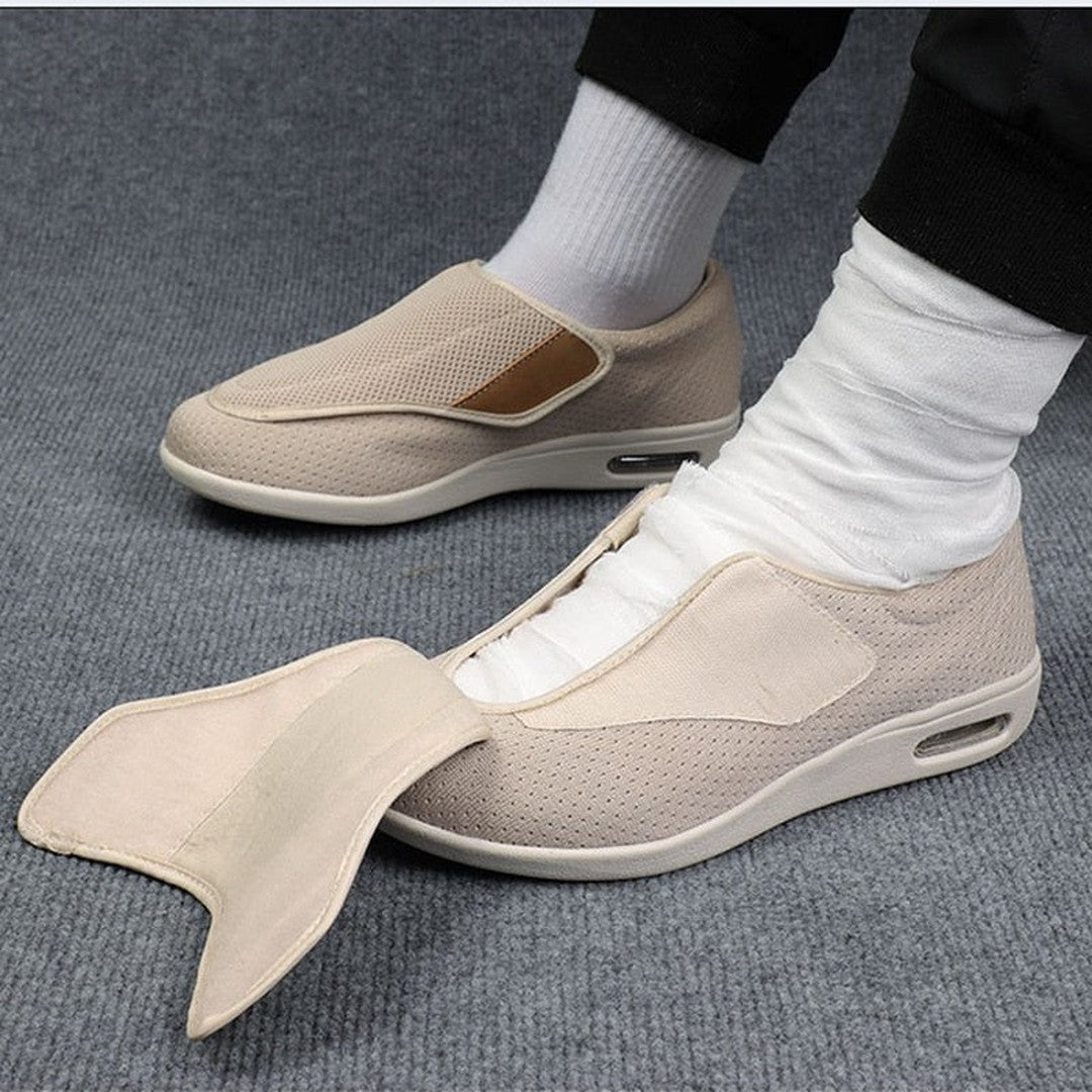 Damen Bequemschuhe Weite Passform Mesh Klettverschluss Luftpolster - Image 3