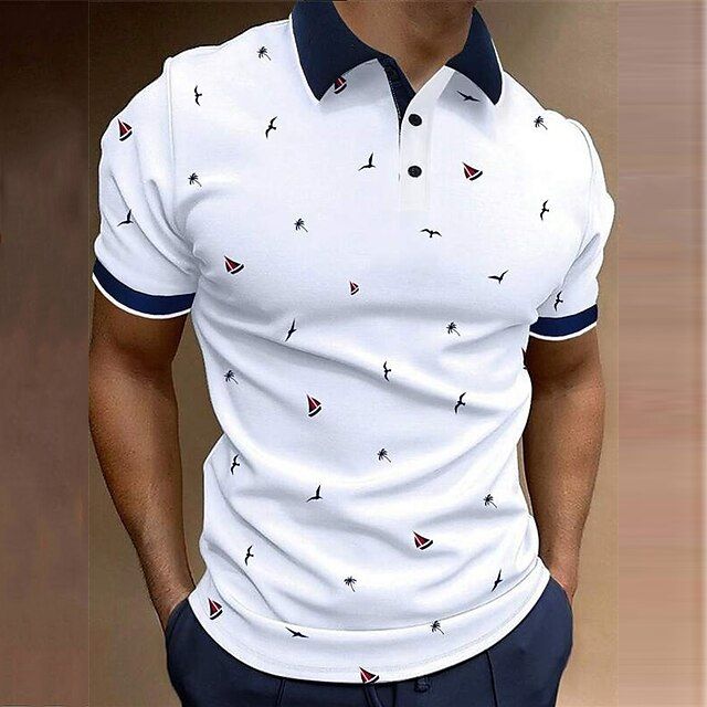 Herren Polohemd Sommer Leicht Elegant - Image 4