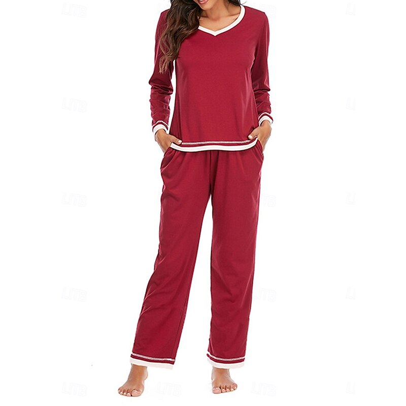 Damen Loungewear Set Zweiteiler bequem
